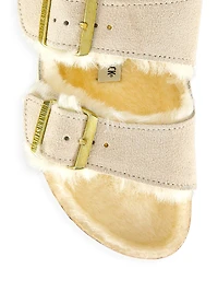 Arizona Shearling-Lined Leather Sandals