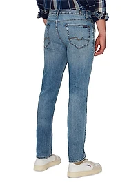 Slimmy Squiggle Cotton-Blend Jeans
