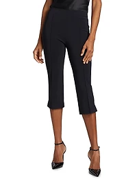 Nuccia Jersey Capri Pants
