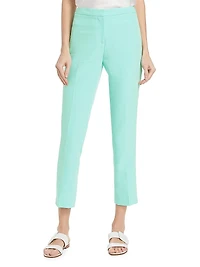Alexi Twill Crop Cigarette Pants