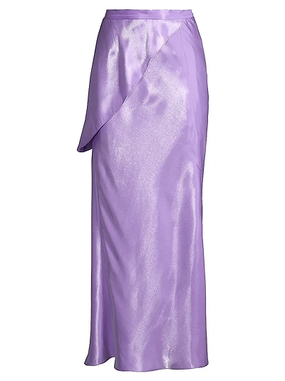Bias Cut Maxi Skirt
