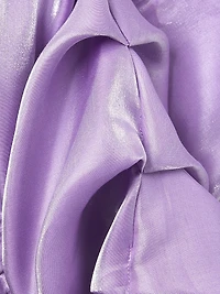 Extreme Pintuck-Sleeve Crop Top