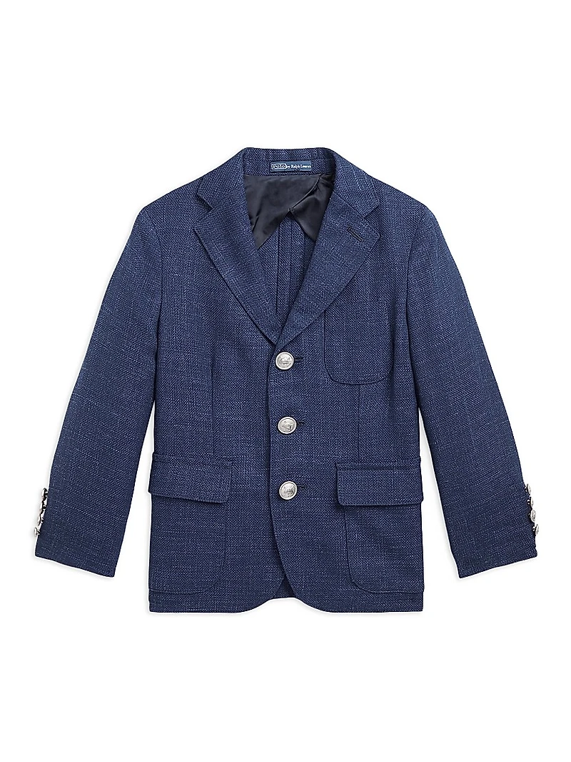 Little Boy's Twill Sport Jacket