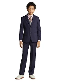 Boy's Notch Lapel Two-Button Wool Suit