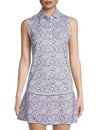 Tae Sleeveless Polo Top