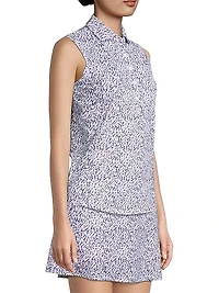 Tae Sleeveless Polo Top