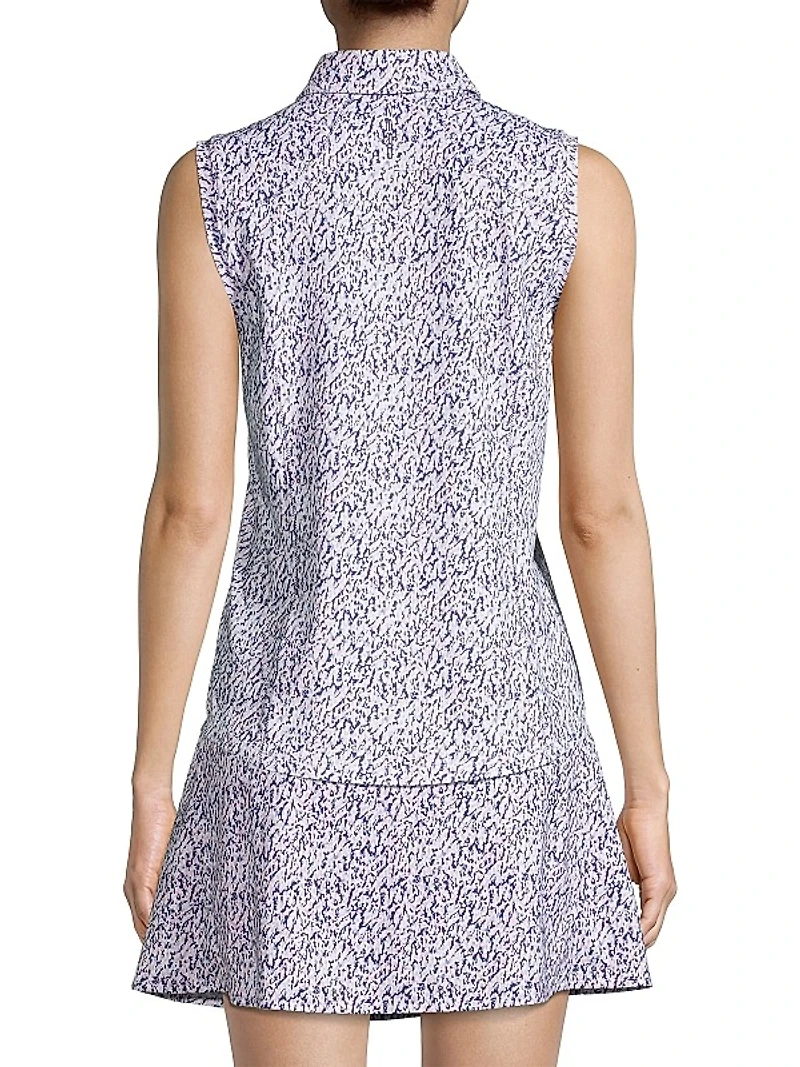 Tae Sleeveless Polo Top