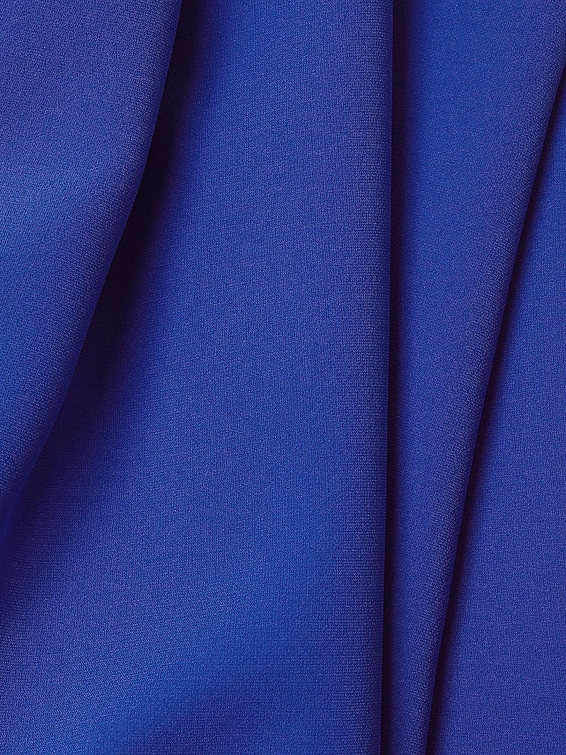 Twill Halter Mermaid Gown