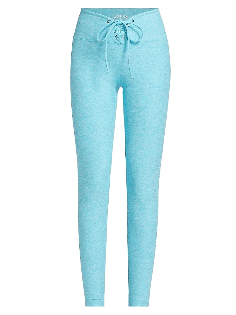 Football High-Rise Lace-Up Leggings