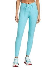 Football High-Rise Lace-Up Leggings