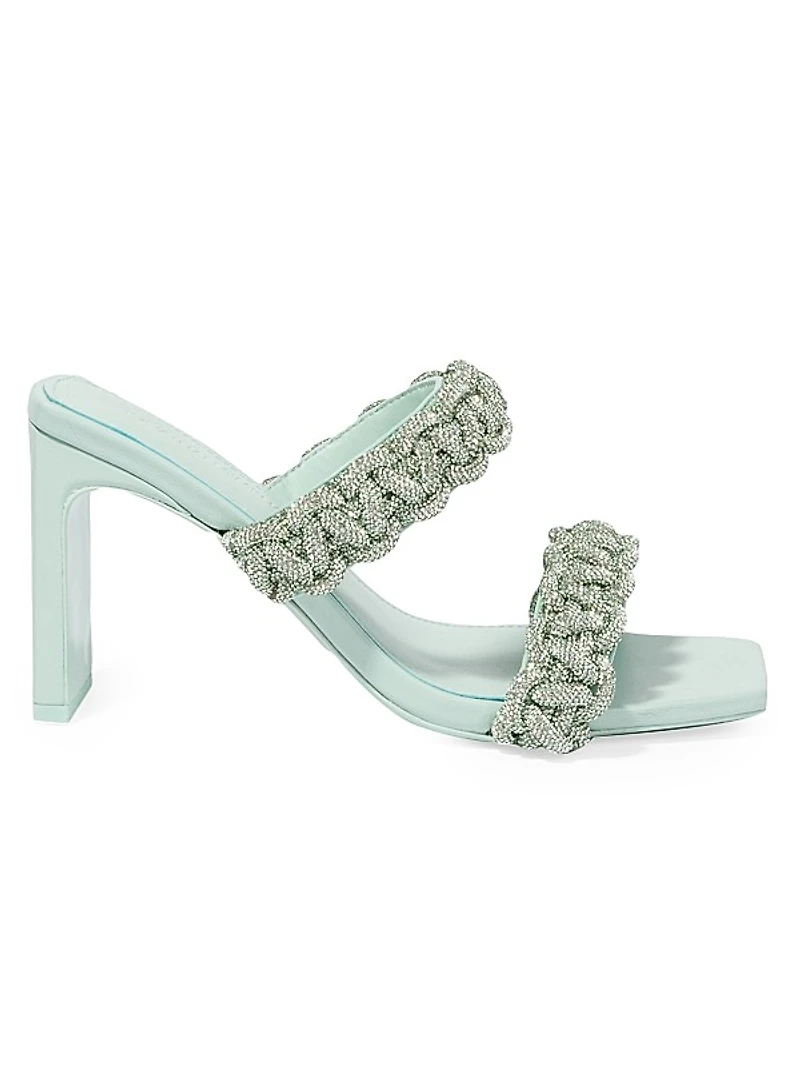 Walker 88MM Crystal Rope Mules