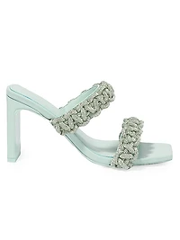 Walker 88MM Crystal Rope Mules