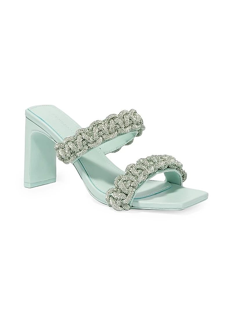 Walker 88MM Crystal Rope Mules