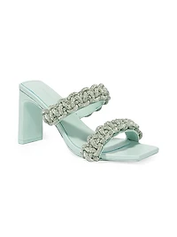 Walker 88MM Crystal Rope Mules