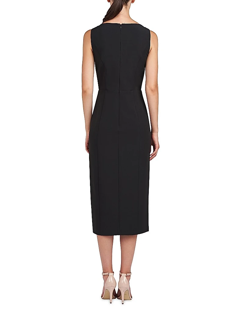 Brynn Stretch Crepe Sheath Dress