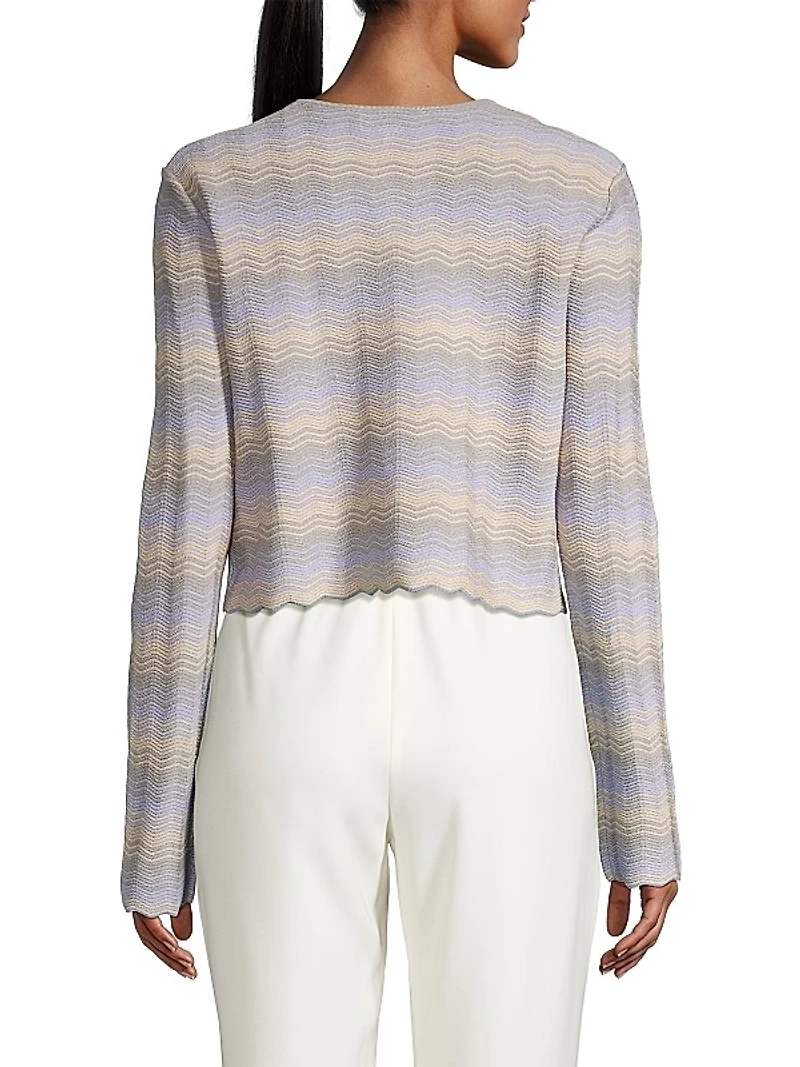 Knit Chevron Jacket