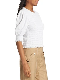 Langston Smocked Top