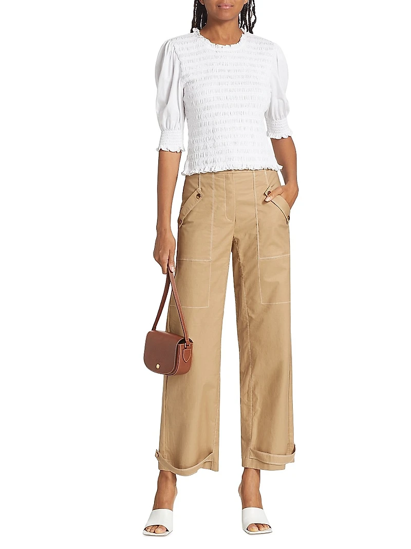 Langston Smocked Top