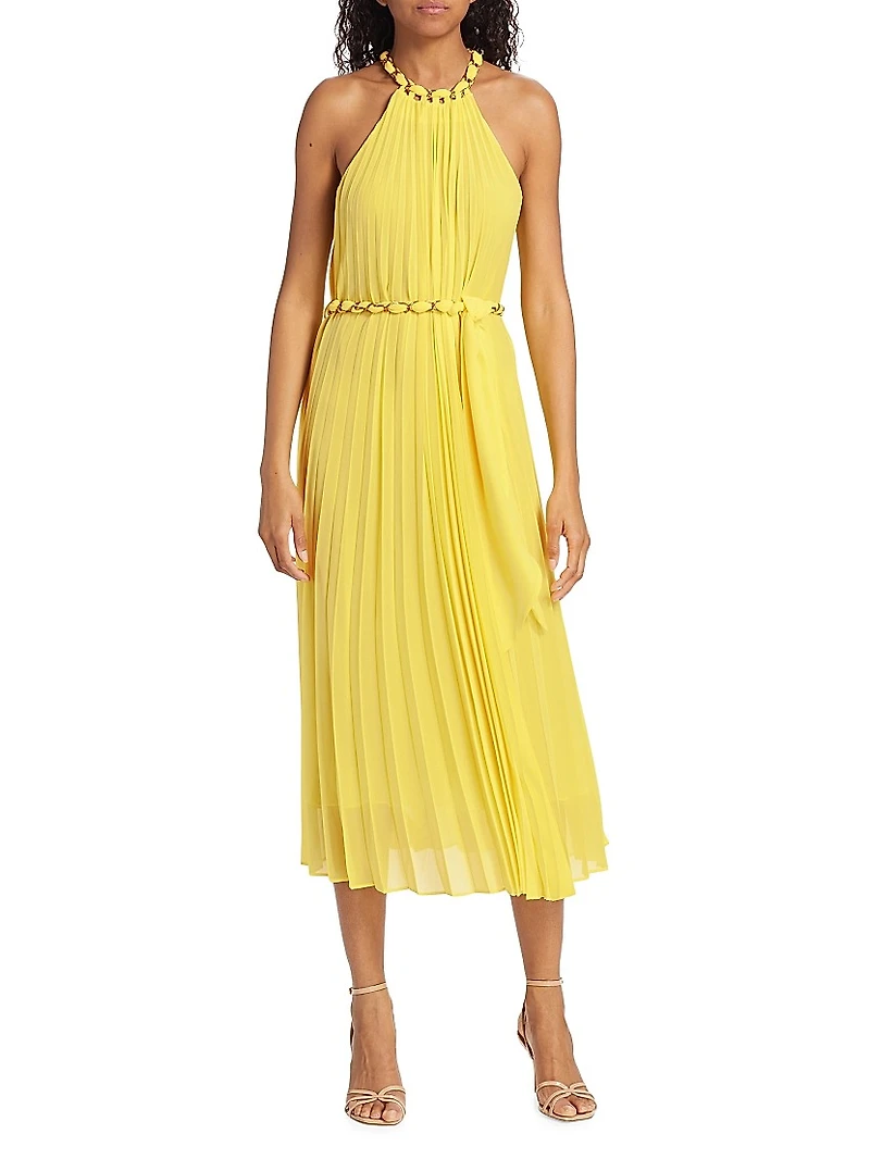 Sunray Pleated Dress