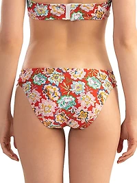Floral Looped Bikini Bottoms