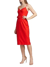 Aryelle Belted Bustier Dress