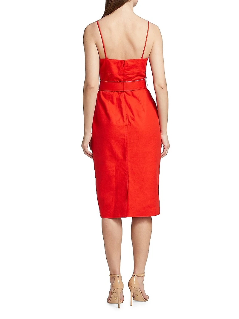 Aryelle Belted Bustier Dress