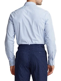 Philip NK Striped Cotton Long-Sleeve Shirt