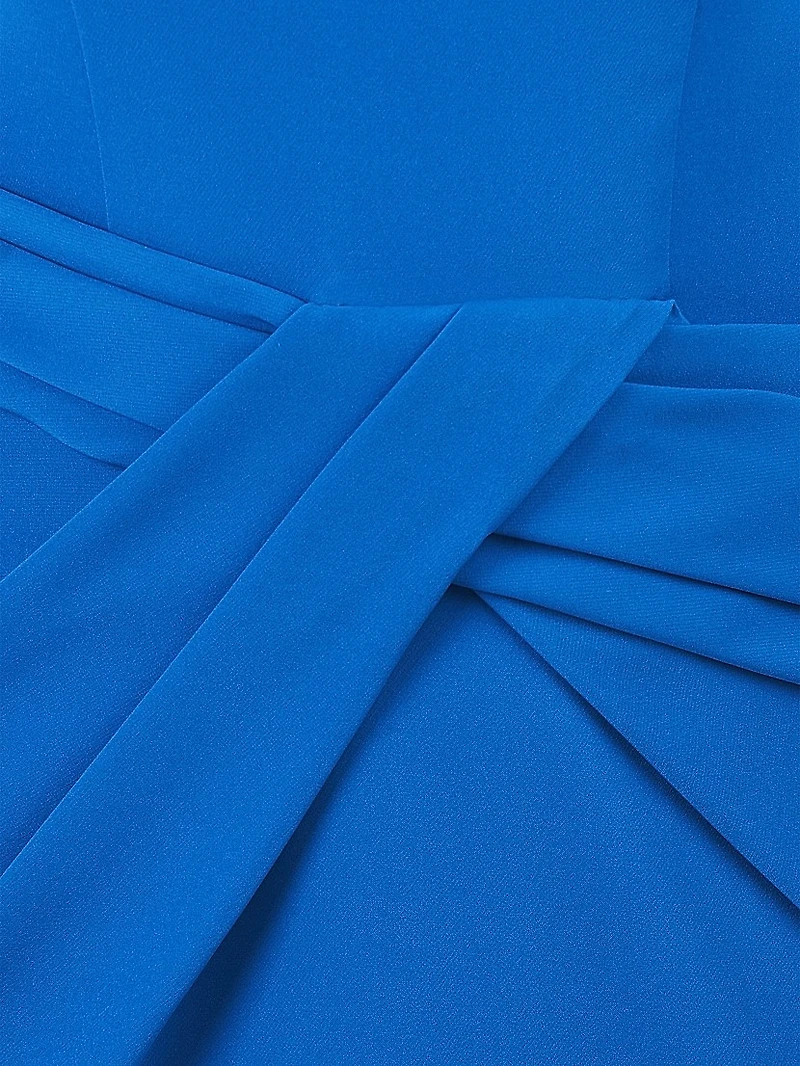 Alexa Pleated Midi-Dress