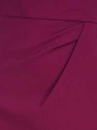 Margerite Pleated Column Gown