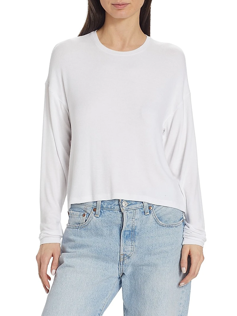 Boxy Modal Long-Sleeve Tee