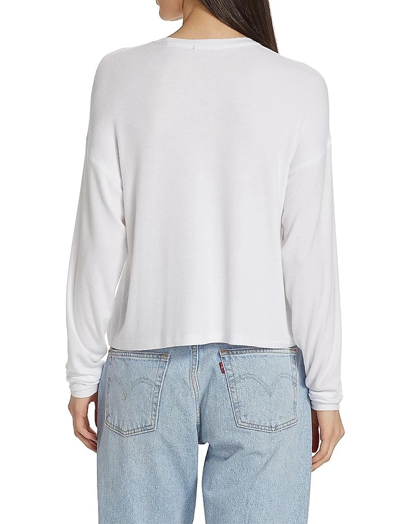 Boxy Modal Long-Sleeve Tee