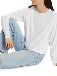 Boxy Modal Long-Sleeve Tee
