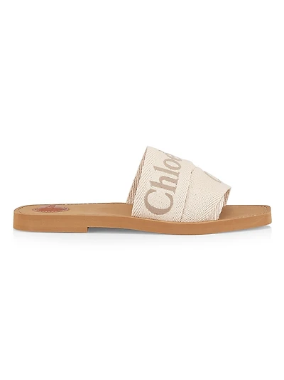 Woody Logo Slide Sandals