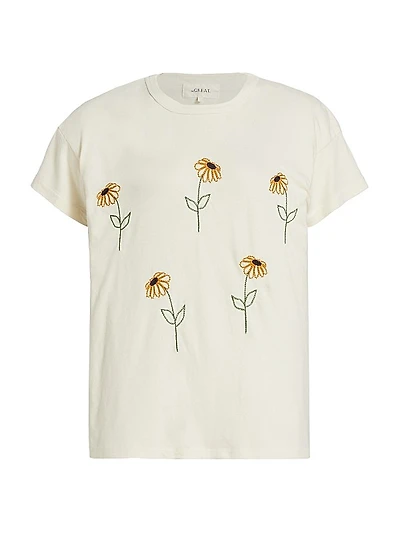 Embroidered Boxy T-Shirt