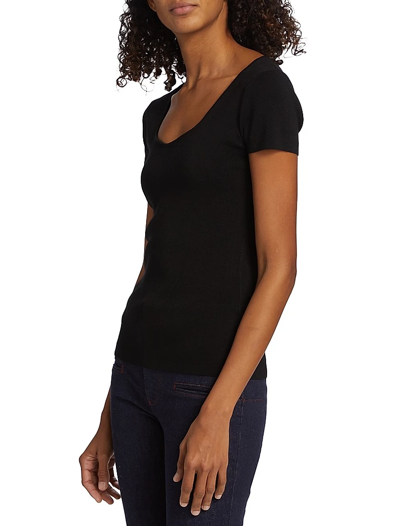 The Valentina Rib-Knit Top