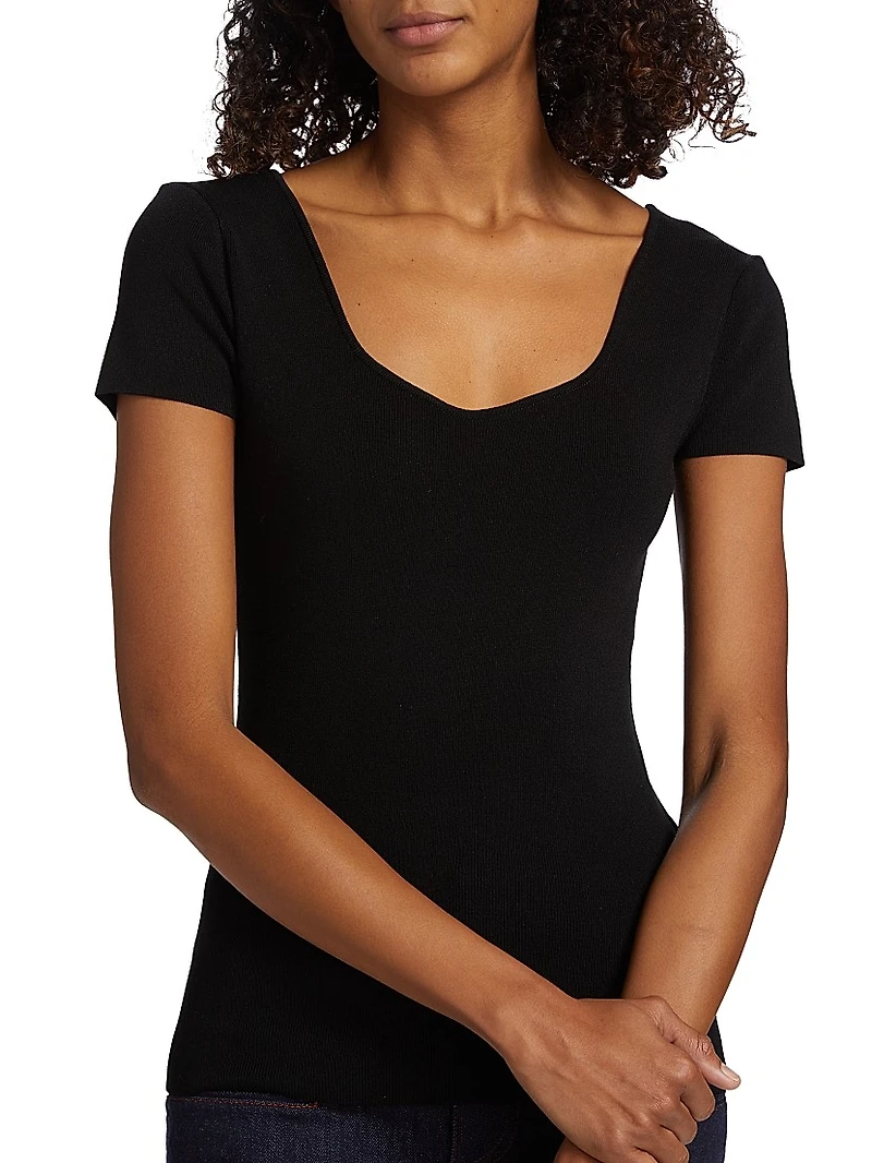 The Valentina Rib-Knit Top