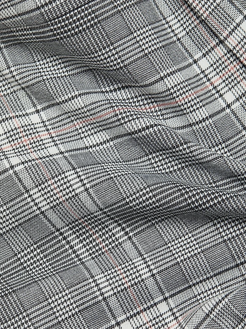 The Paige Plaid Straight-Leg Pants