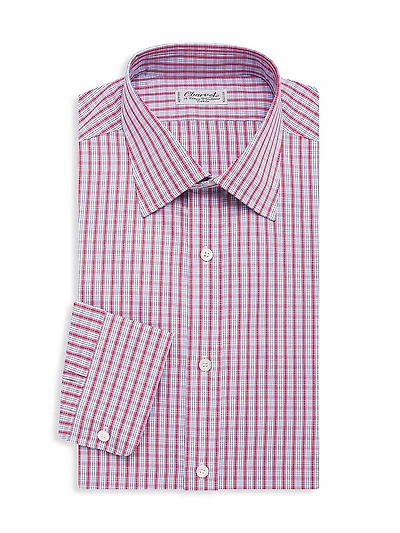 Windowpane Check Dress Shirt