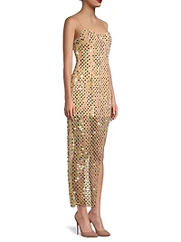 Cabana Embellished Midi-Dress