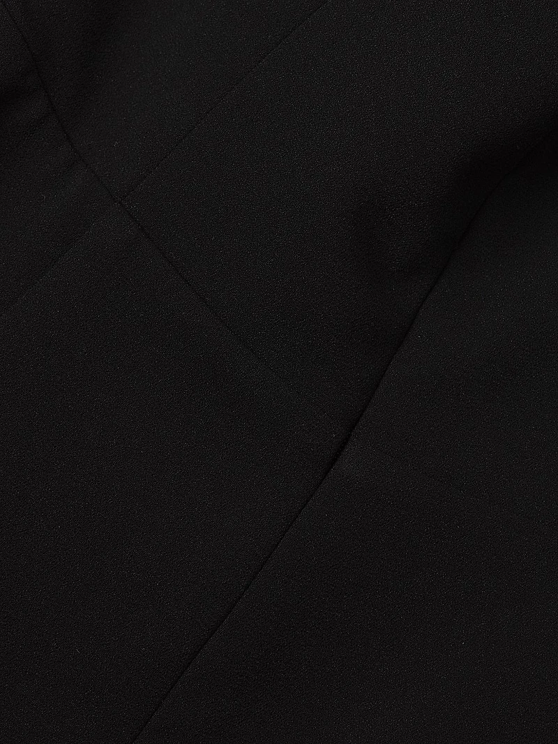 Florence Floral-Appliquéd Column Gown