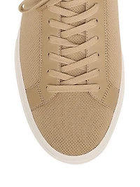 Fulton Leather-Trimmed Knit Sneakers