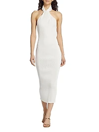 Klum Satin Midi-Dress