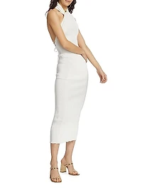 Klum Satin Midi-Dress