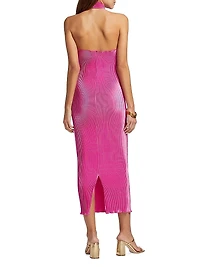 Turlington Satin Midi-Dress