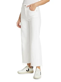 Saige Wide-Leg Cropped Jeans