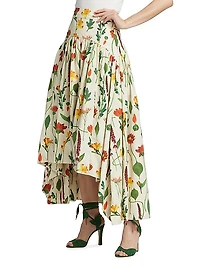 Anis Cocora High-Low Maxi Skirt