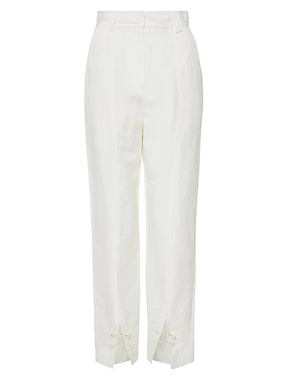 Zita Split-Hem Tapered Pants