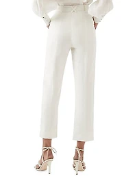 Zita Split-Hem Tapered Pants