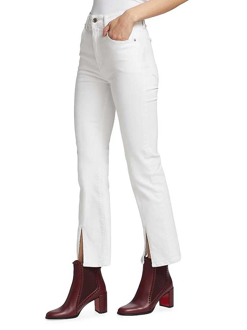 Mira Cotton-Blend Flared Jeans