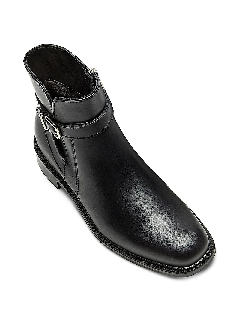 Sarah 30MM Leather Ankle Boots